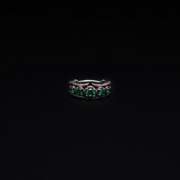 Engraved Matsuba Ring 【Antidote Buyers Club × TRADMAN'S BONSAI】 詳細画像